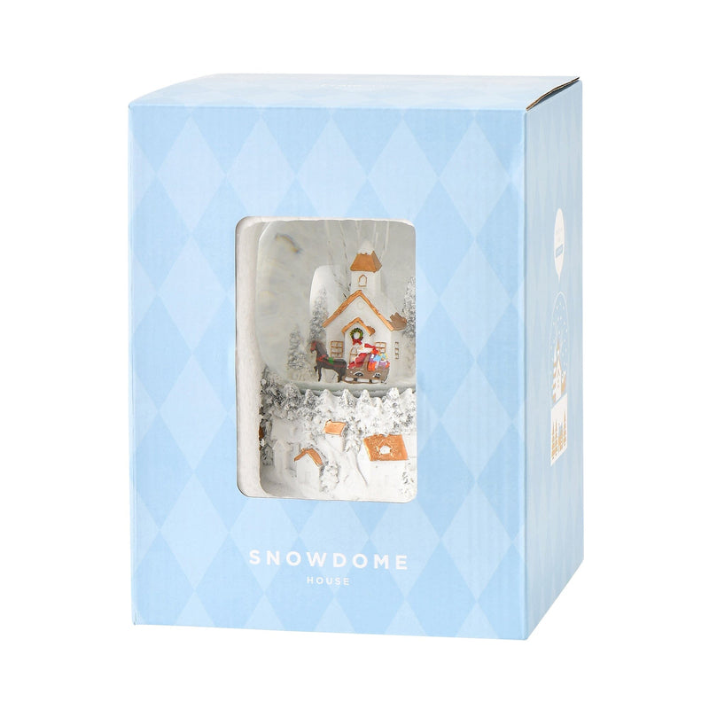 Snow Globe House Large White