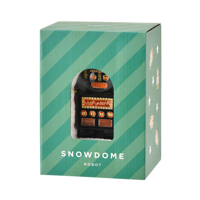 Snow Globe Robot Medium Black