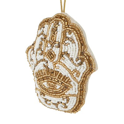 Beads Ornament Hand White