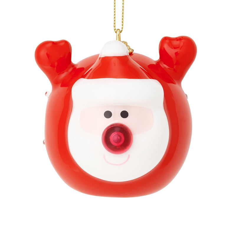 Led Ornament Flying Santa