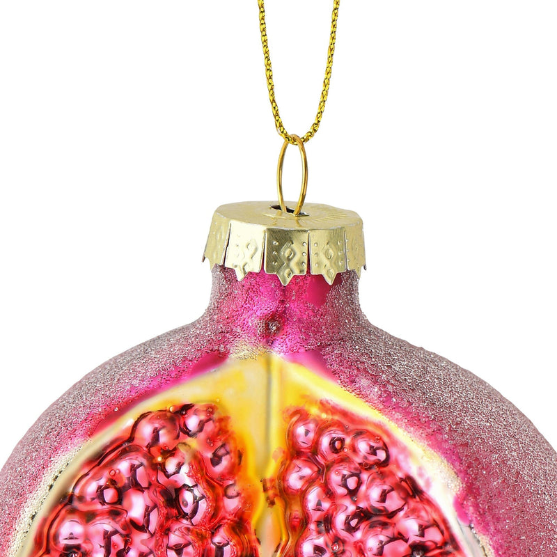 Glass Ornament Pomegranate