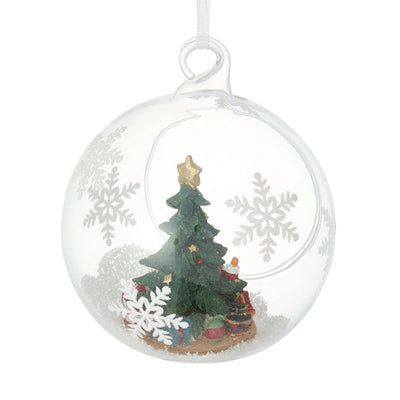 Glass Ornament Tree Dome