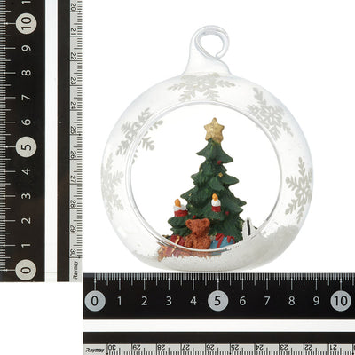 Glass Ornament Tree Dome