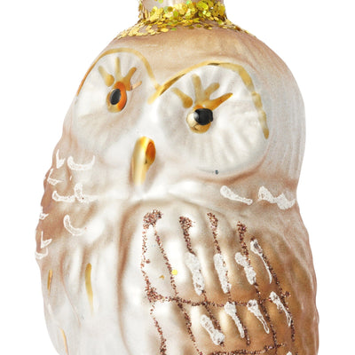 Glass Ornament Owl