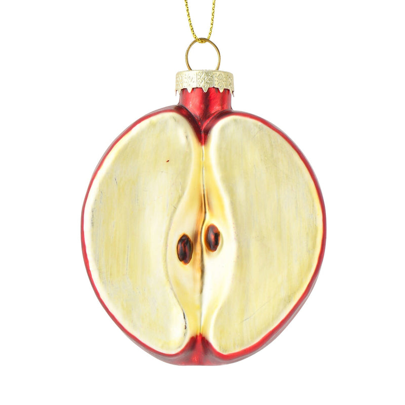 Glass Ornament Apple