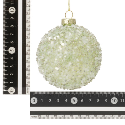 Glass Ornament Ball Green