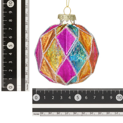 Glass Ornaments Colorful Multicolored