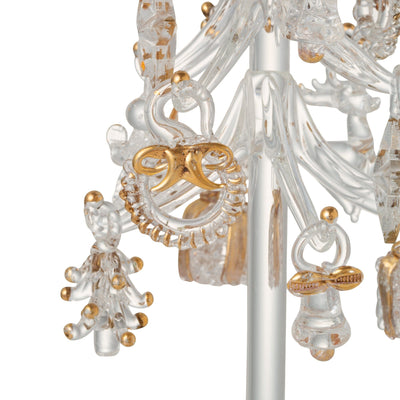 Glass Tree Multi Ornament Large Gold