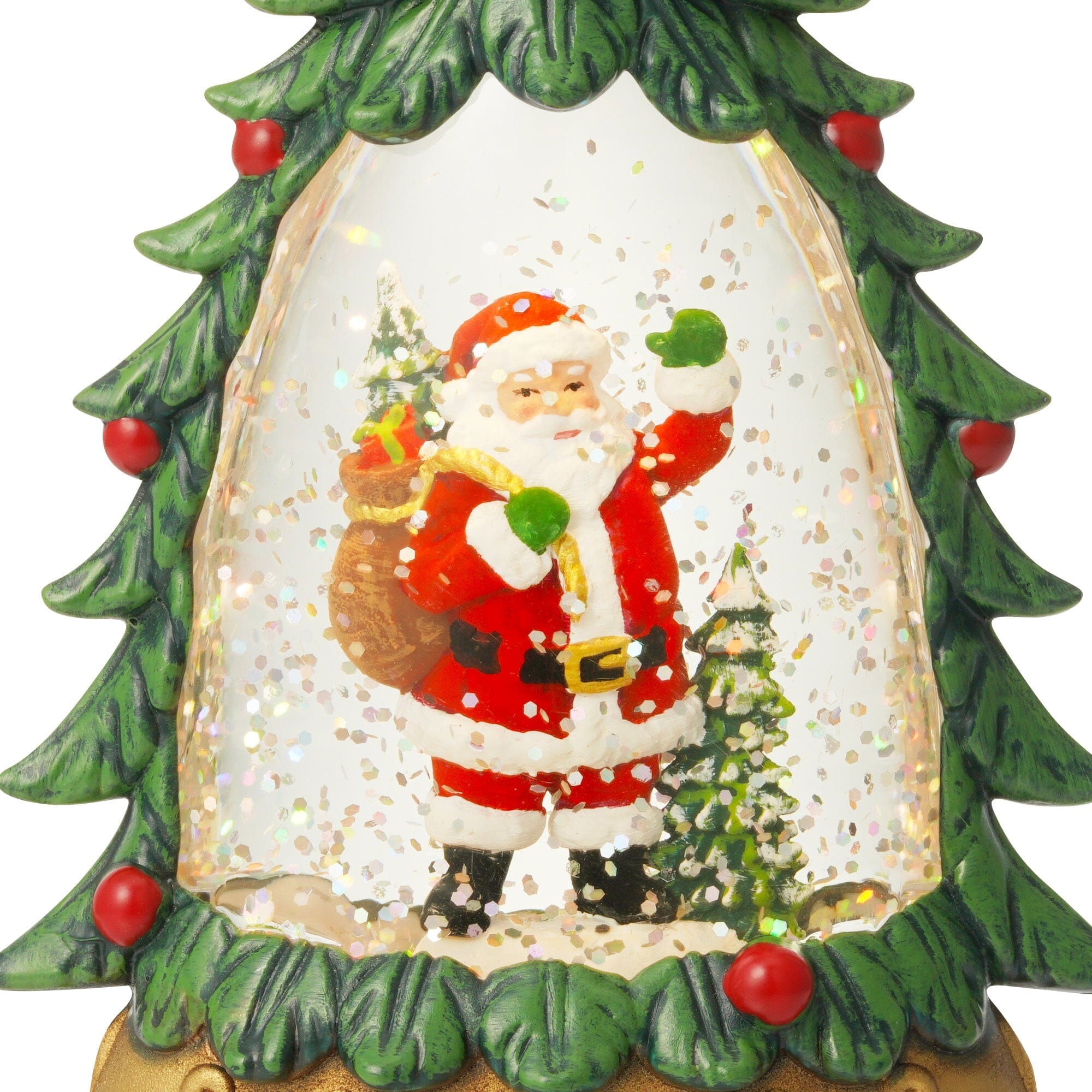 Snow Globe Lighting Tree M Green