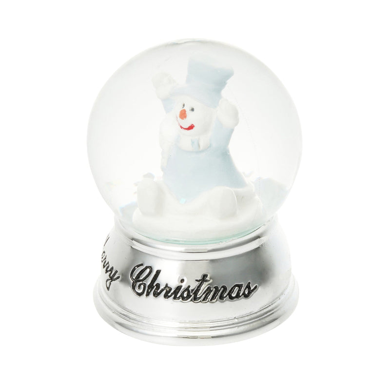 Snow Globe Snowman Xs Silver