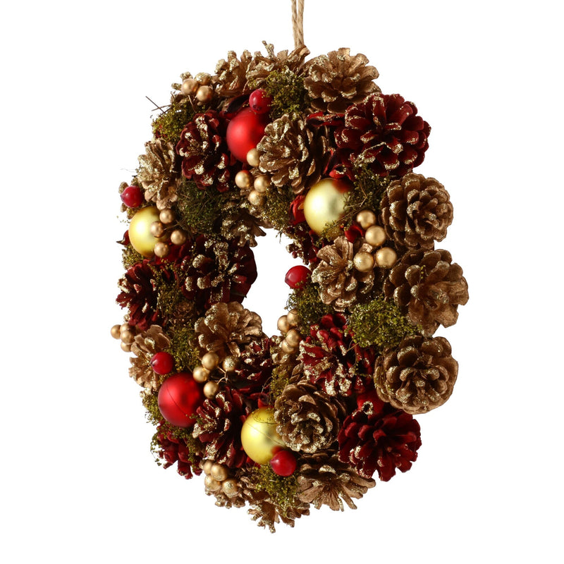 Wreath L Gold