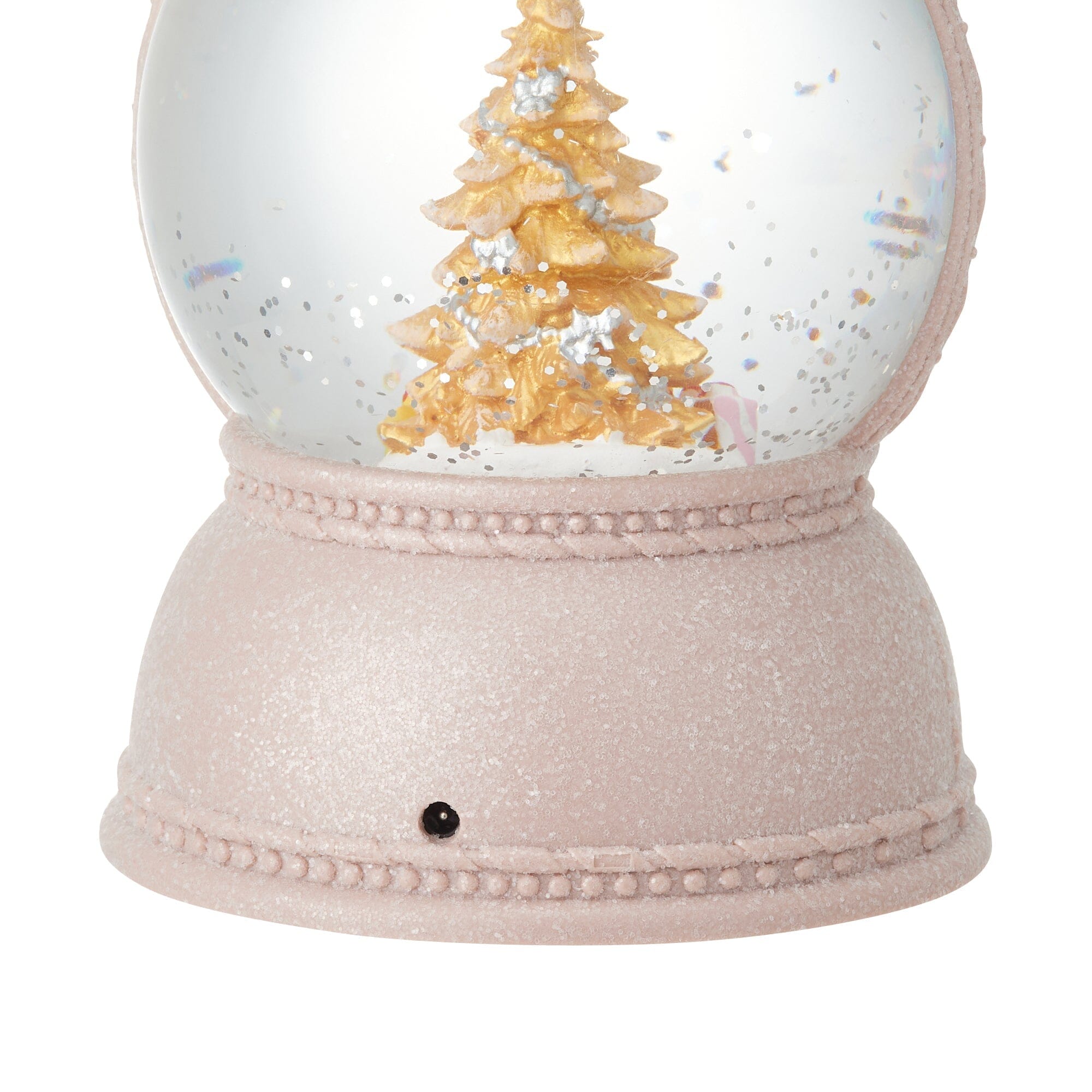 Snow Globe Round Lantern Tree Bear L