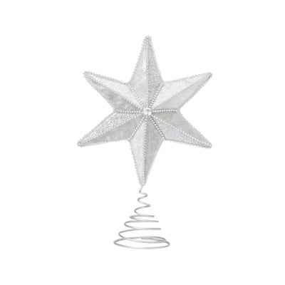 Tree Top Fabric Star M Silver