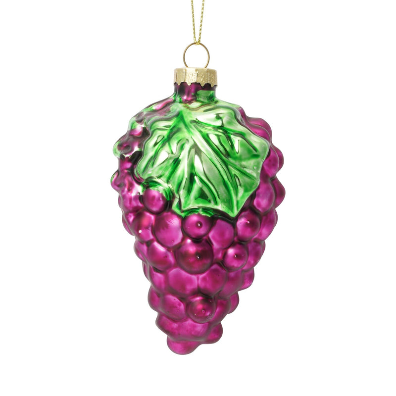 Glass Ornament  Grape