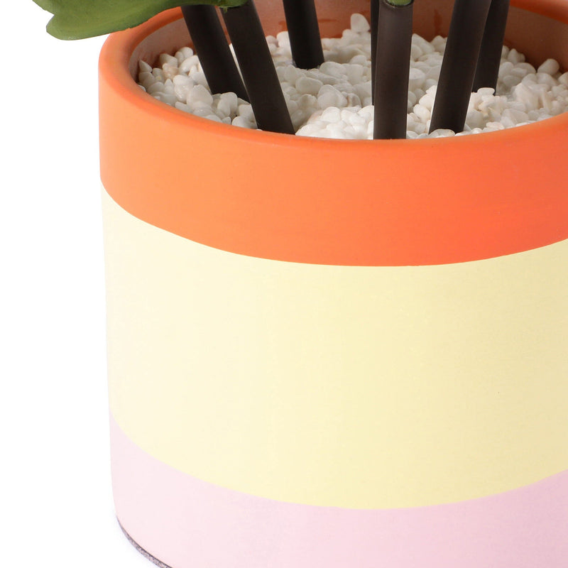 Art Green & Pot Succulents