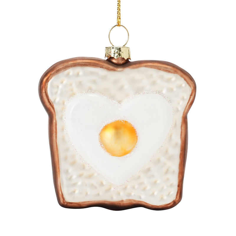 心形煎蛋聖誕掛飾