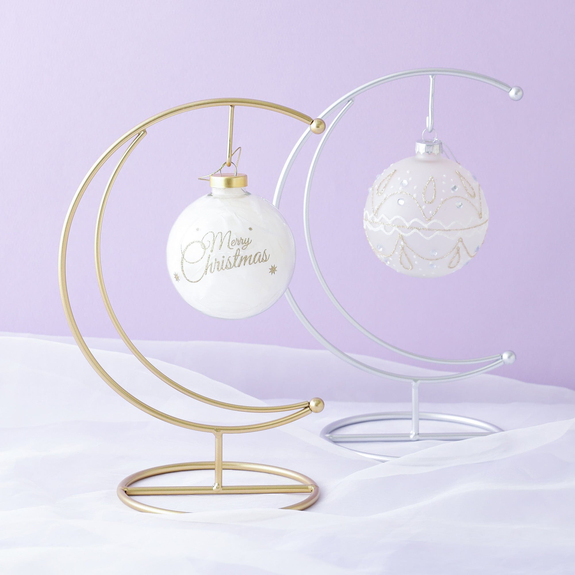 Glass Ornament Feather Logo