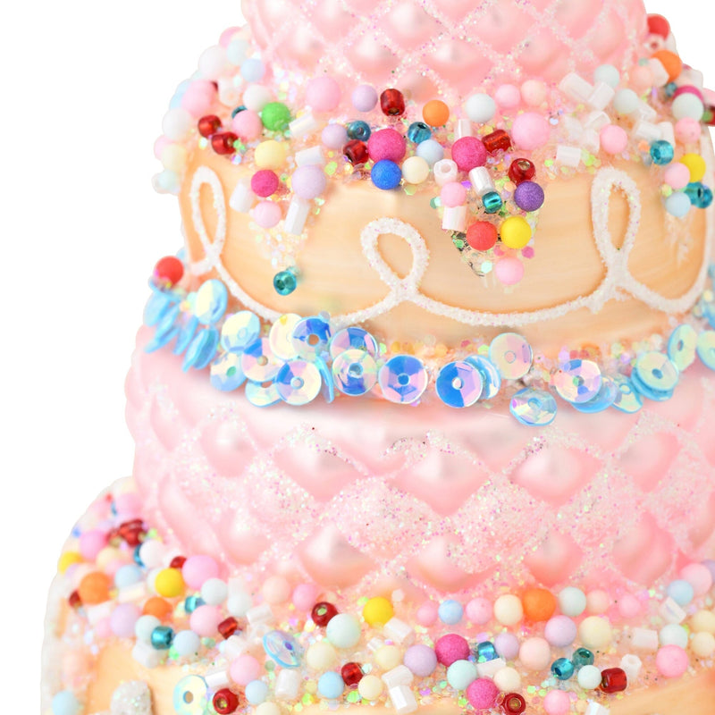 三層蛋糕玻璃掛飾