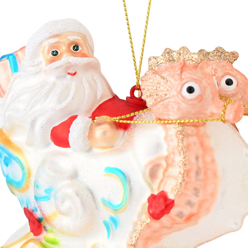 Glass Ornament Santa Southern