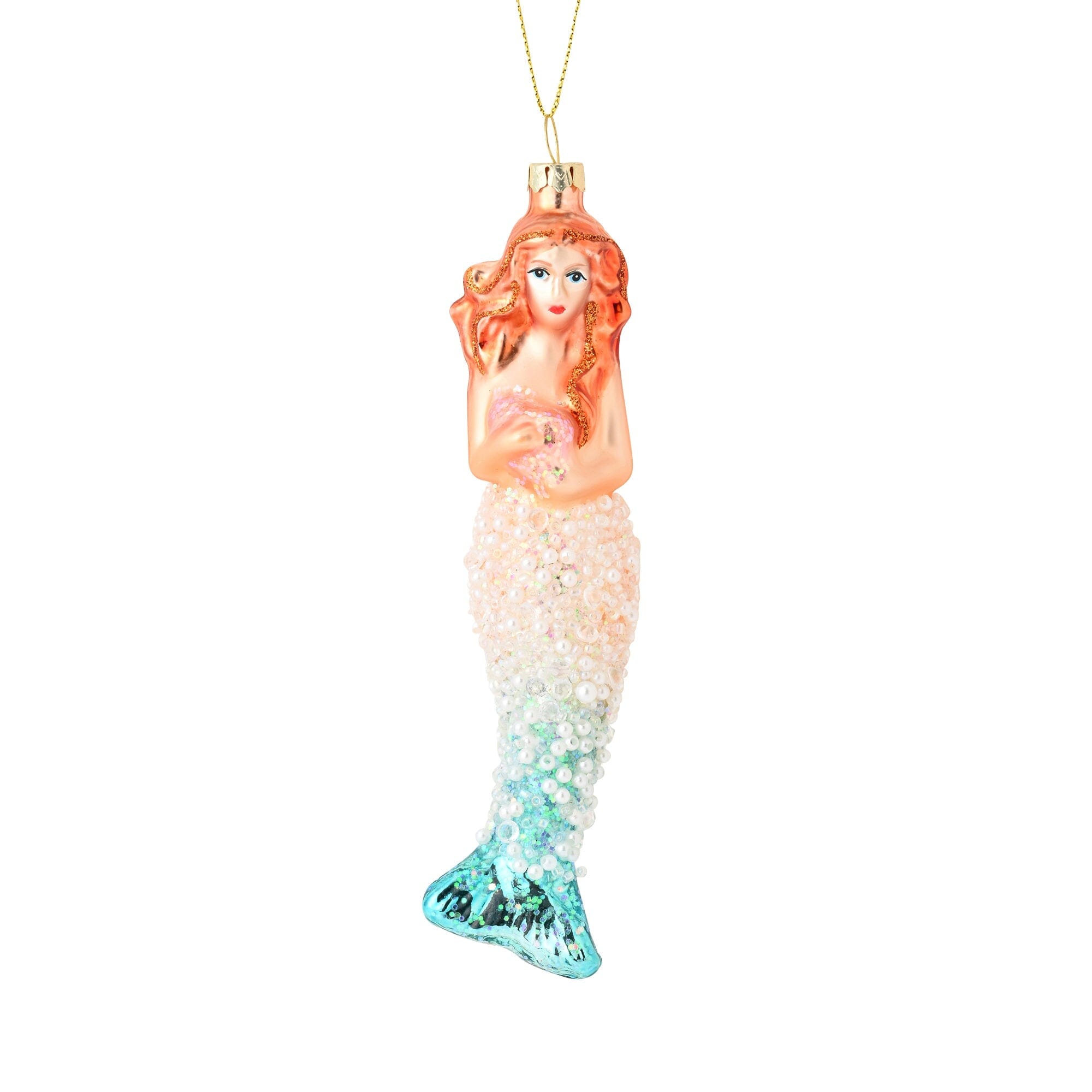 Glass Ornament Mermaid