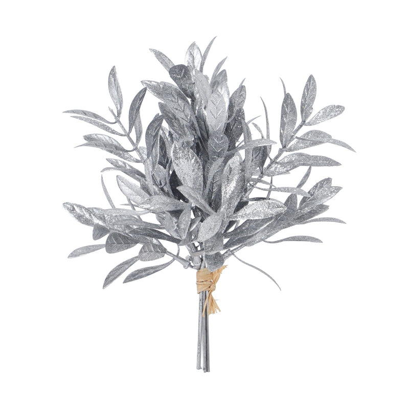 Art Plant Tea Leaf Bouquet Silver