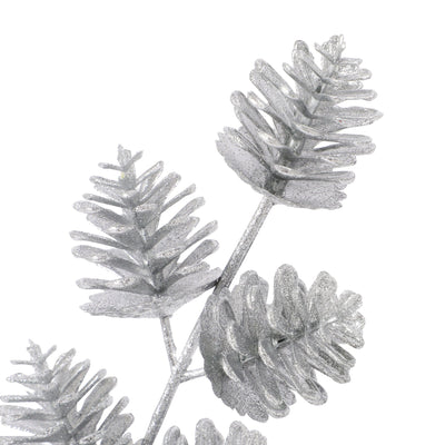 Art Plant Pine Cone Silver