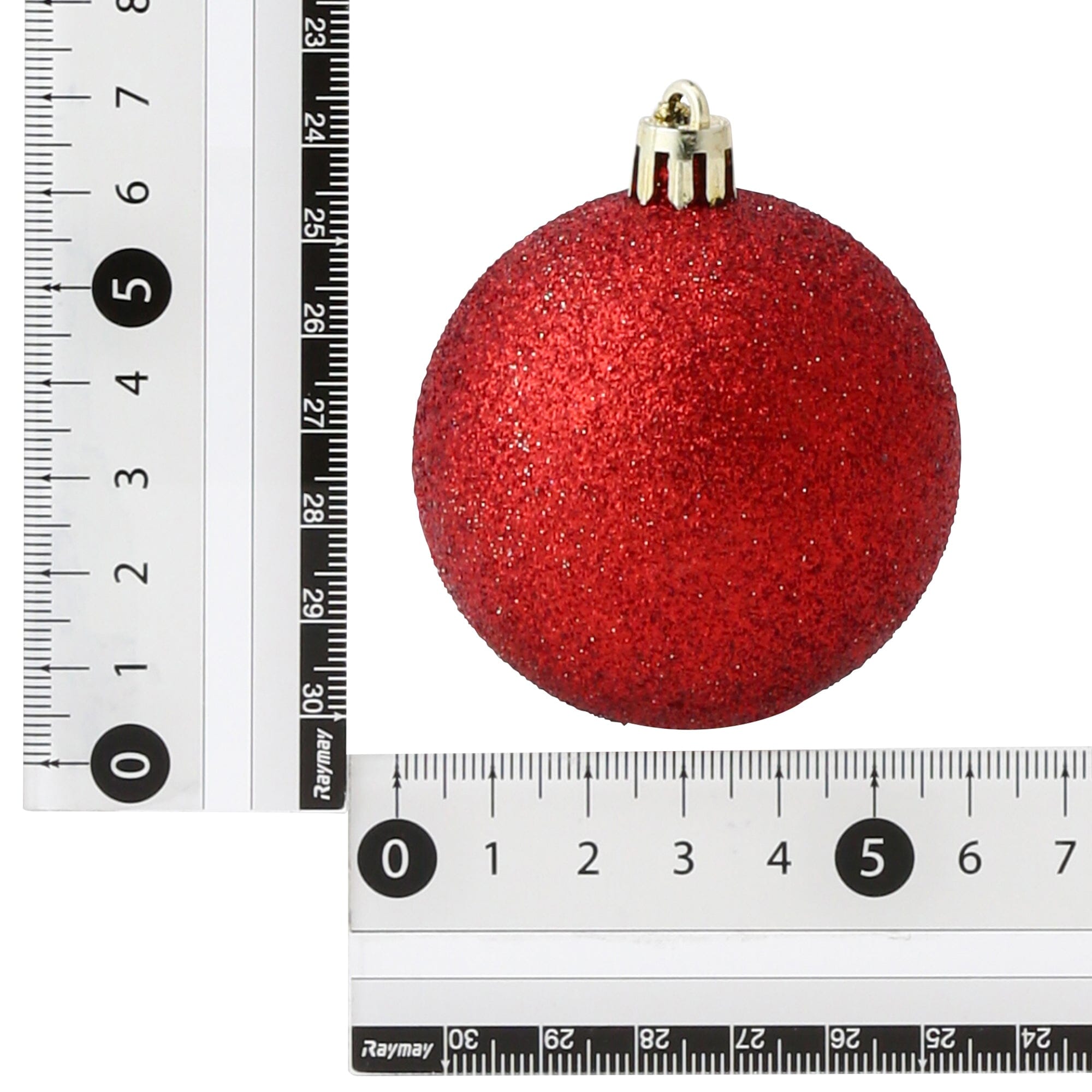 紅色 6CM 20件套裝聖誕掛飾