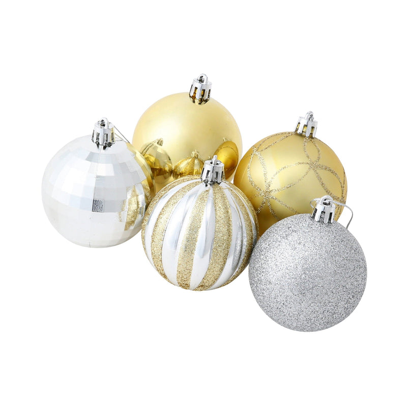 金色 6CM 20件套裝聖誕掛飾