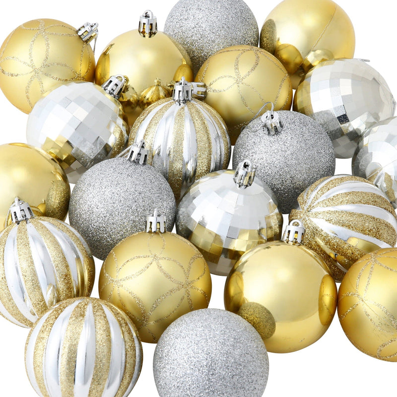 金色 6CM 20件套裝聖誕掛飾