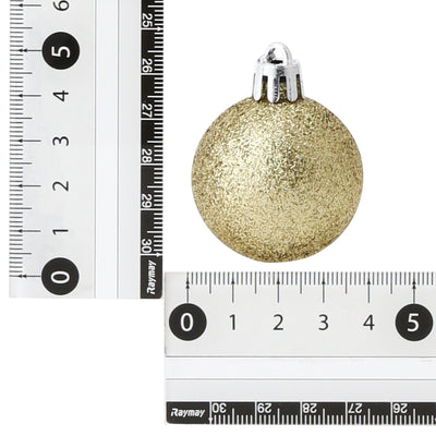 Set Ornaments 4cm 14 pcs Gold
