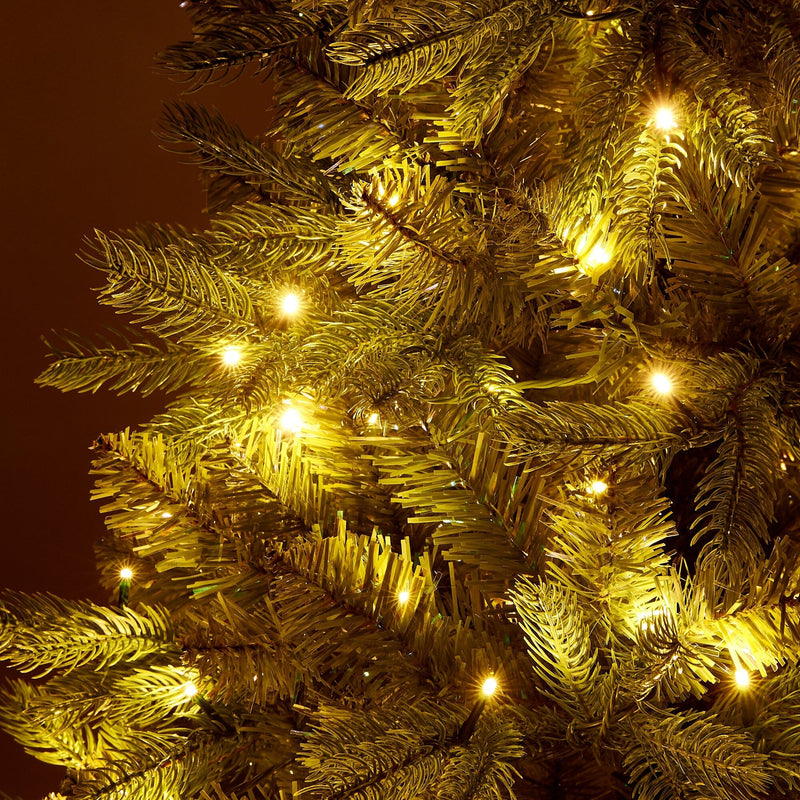 Led Xmas Tree 120cm Yellow Green
