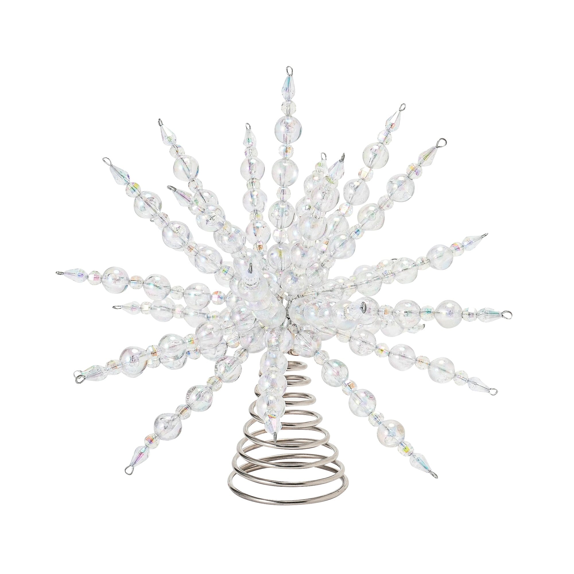透明串珠聖誕樹裝飾  中號