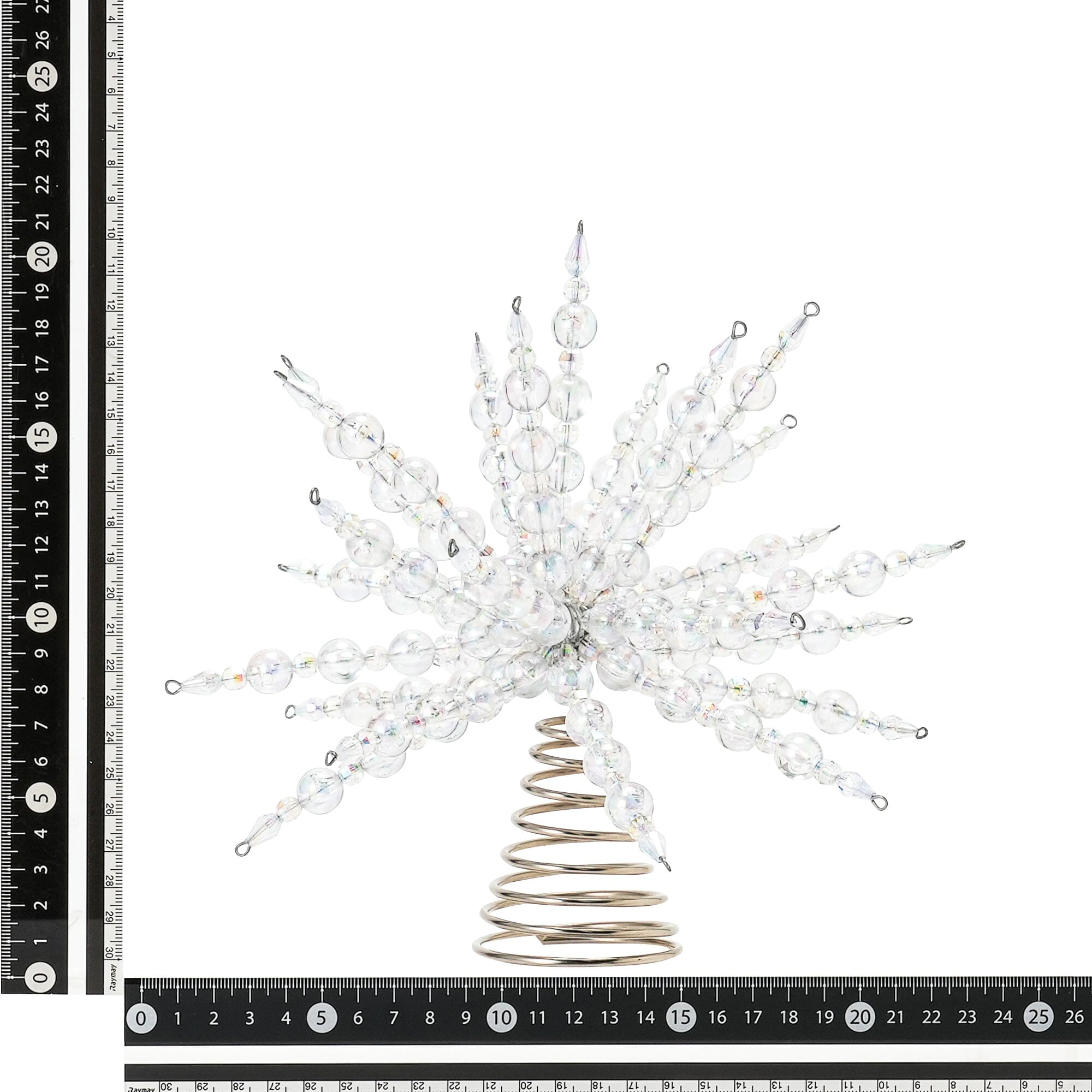 透明串珠聖誕樹裝飾  中號