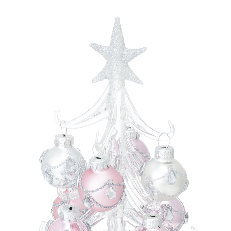 Glass Tree Ball Medium Light Pink