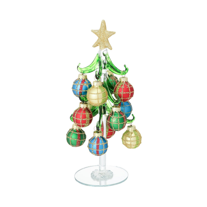 Glass Tree Ball Medium Green