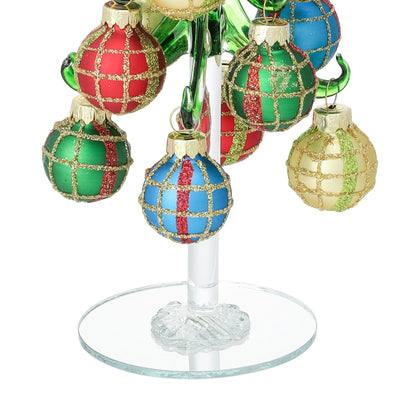 Glass Tree Ball Medium Green