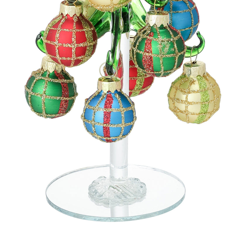 Glass Tree Ball Medium Green