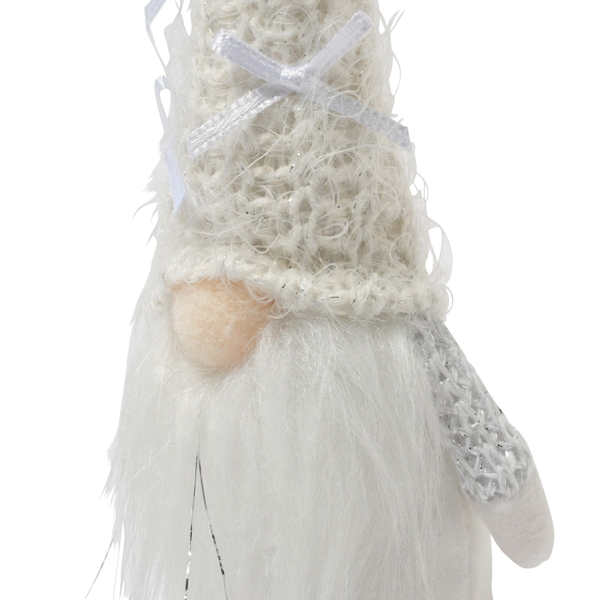 迷你北歐聖誕老人裝飾品 白色