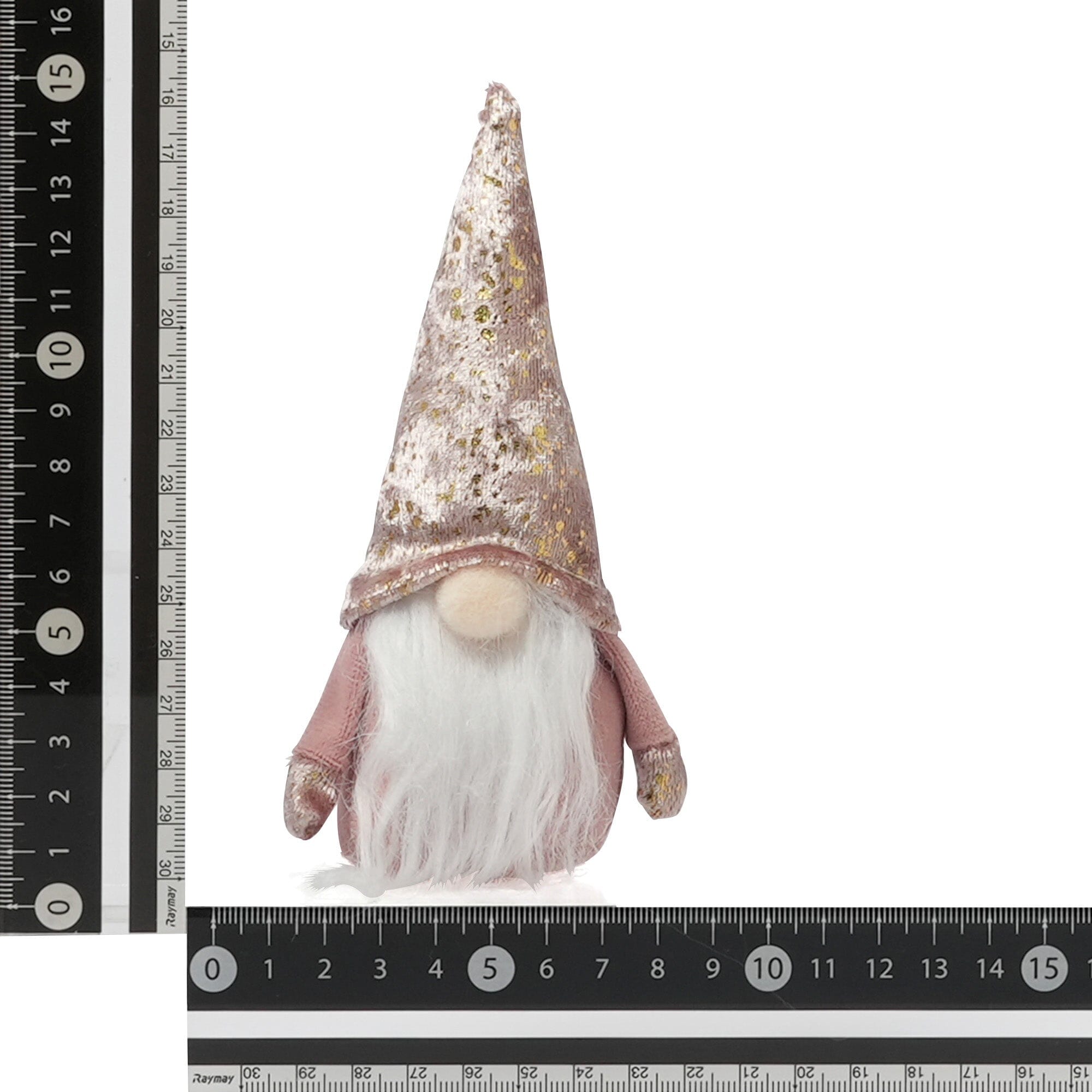 迷你北歐聖誕老人裝飾品 粉紅色