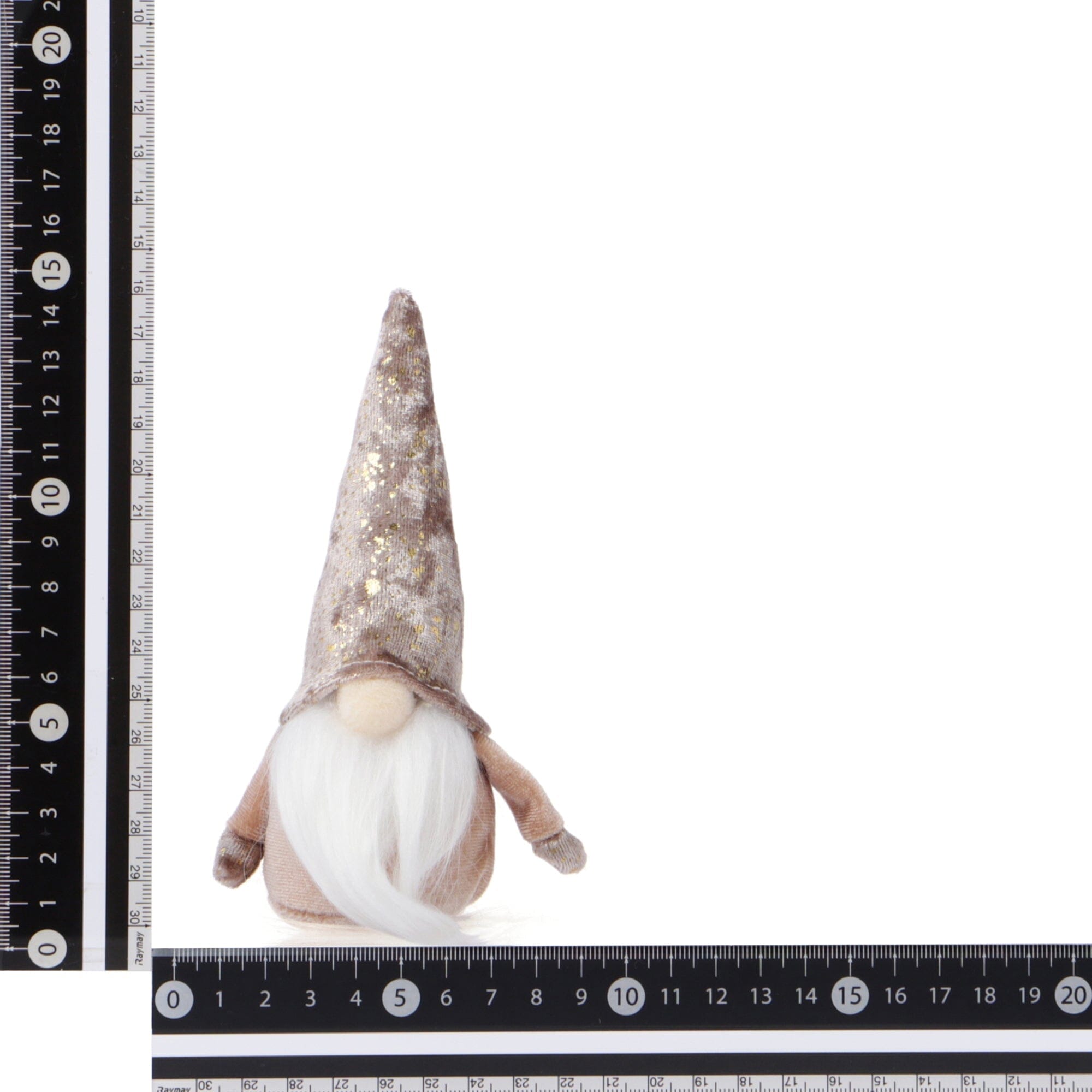 迷你北歐聖誕老人裝飾品 金色