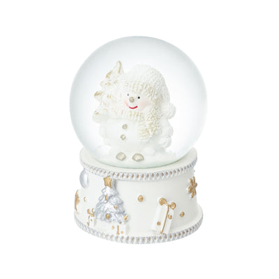 Snow Globe Snowman Small White