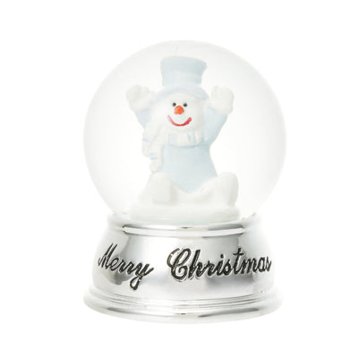 Snow Globe Snowman XS Silver