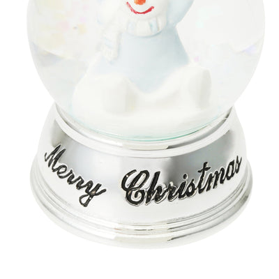 Snow Globe Snowman XS Silver