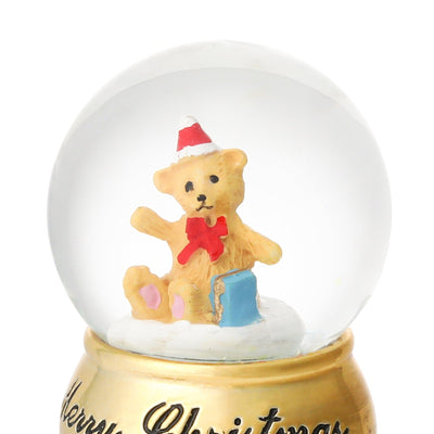 Snow Globe Bear XS Gold