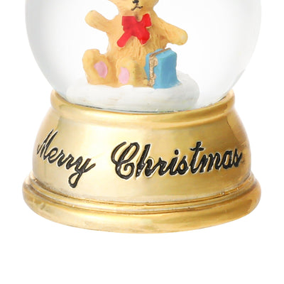 Snow Globe Bear XS Gold