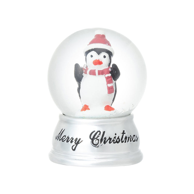 Snow Globe Penguin XS Silver