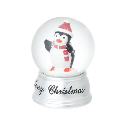 Snow Globe Penguin XS Silver