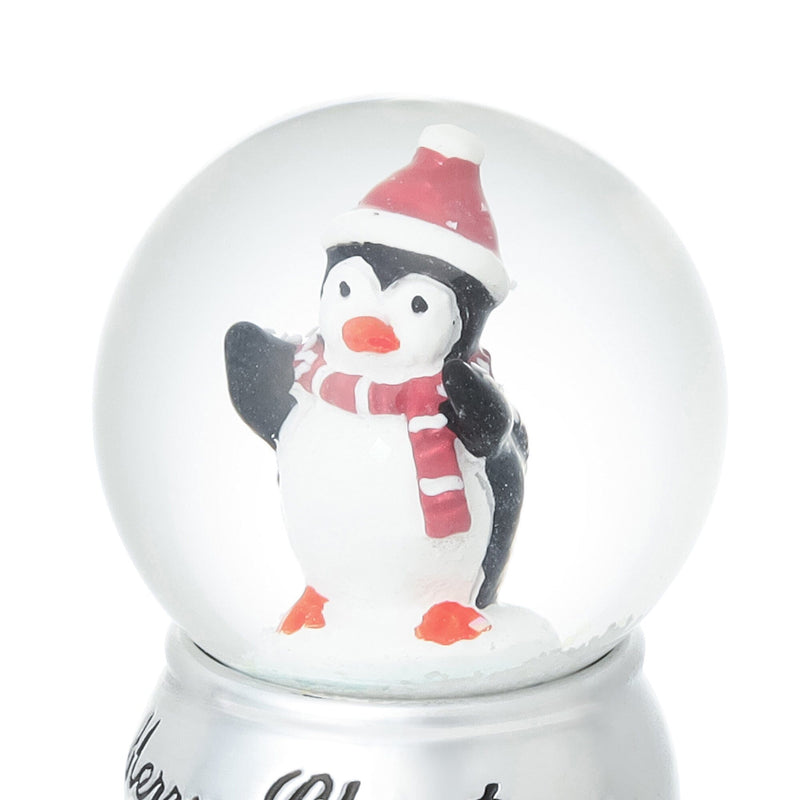 Snow Globe Penguin XS Silver
