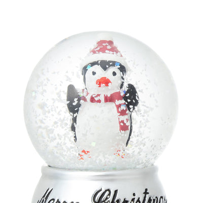 Snow Globe Penguin XS Silver