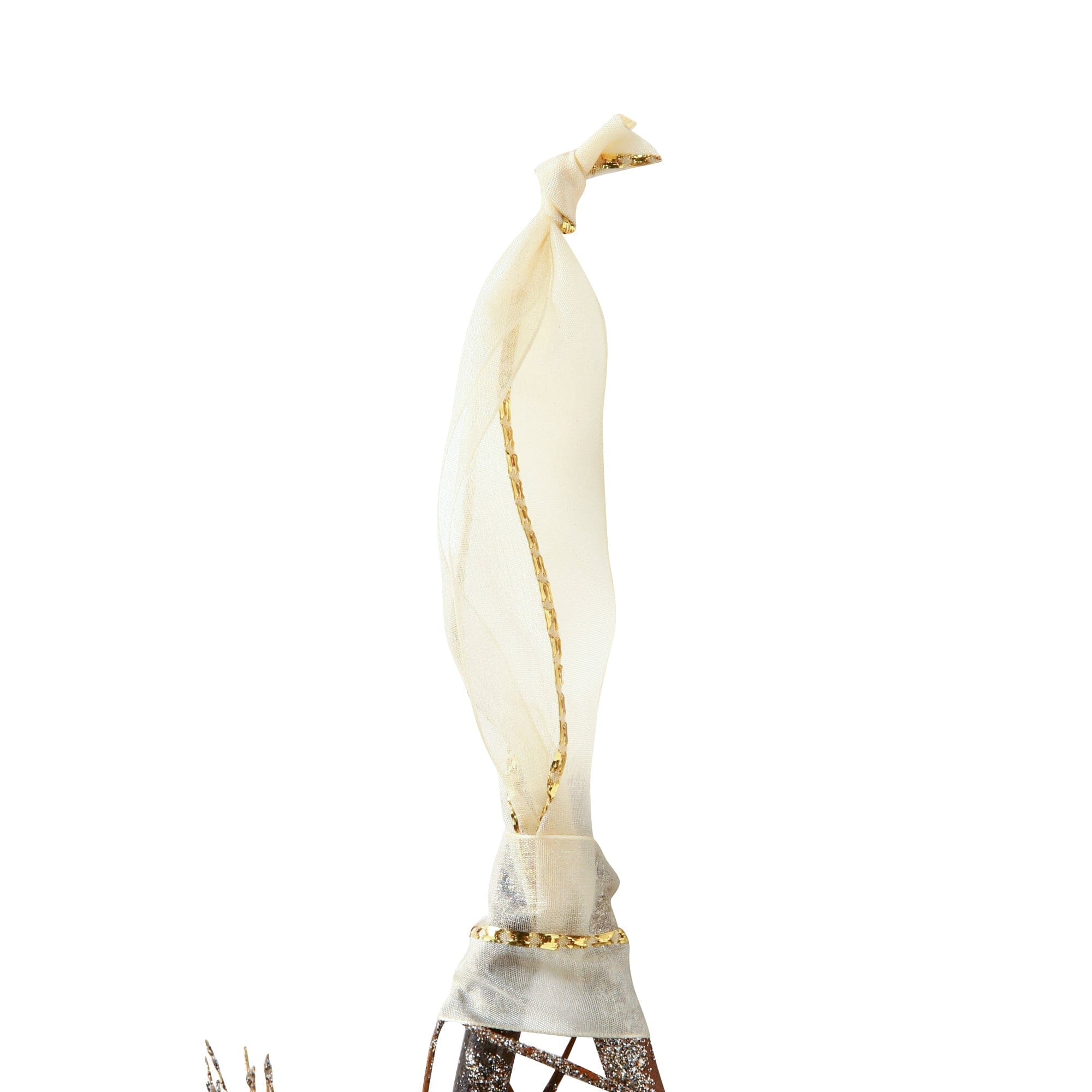 Wreath Star Medium White